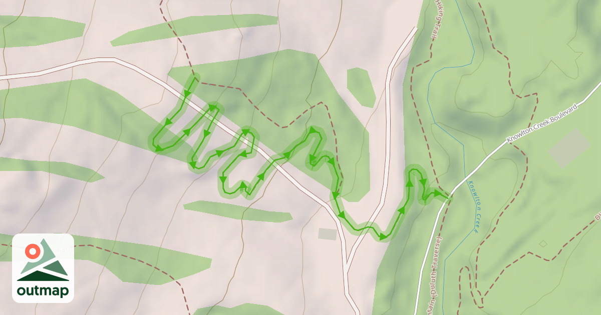 Map of All-Weather Trail