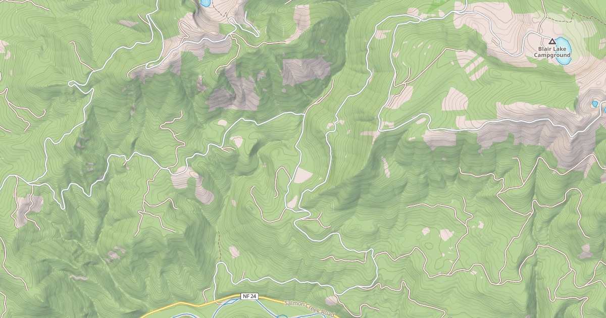 Map preview of BLAIR LAKE