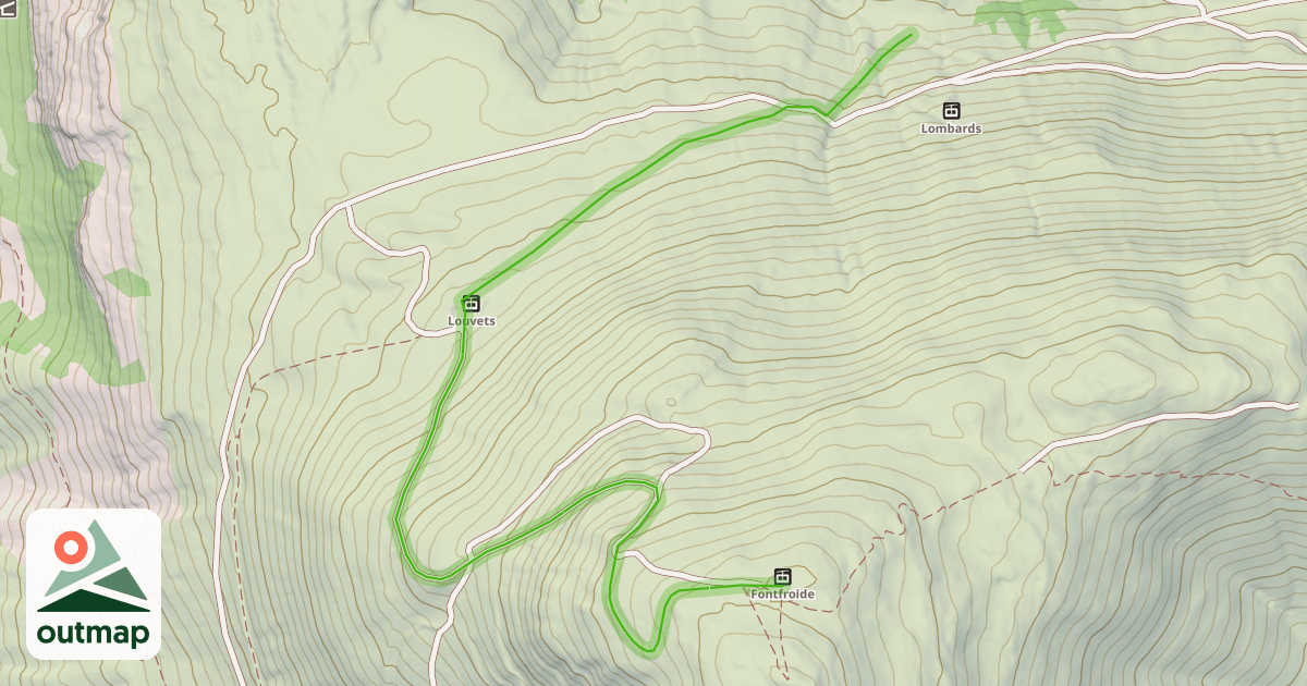 Map of Pré-rond