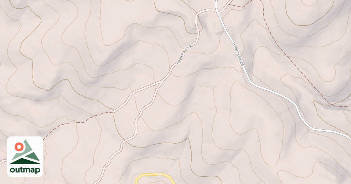 Map of USFS National Forest System Roads {5CDF171C-1CF4-4F42-B249-1E34FBBC7043}
