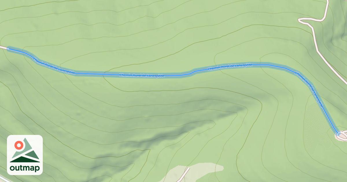 Map of Chemin Rural de Lanespède