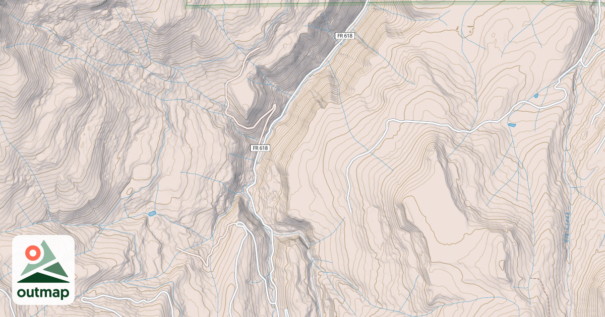 Map of FALL CREEK