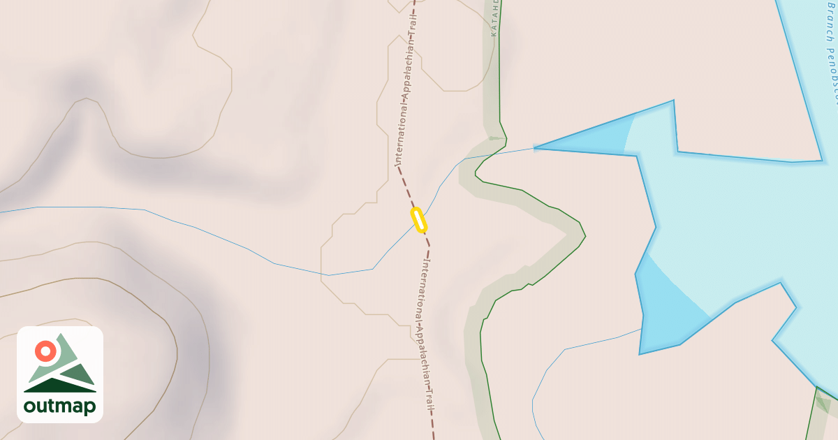 Map of International Appalachian Trail