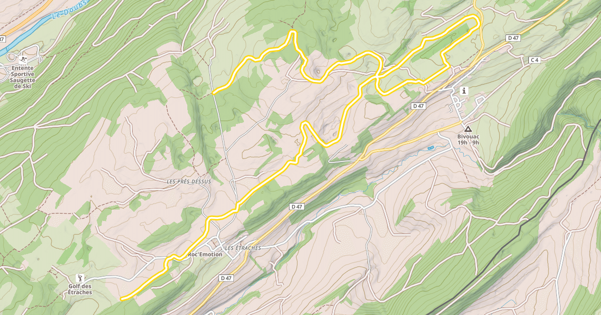 Map preview of Ronde des Fermes