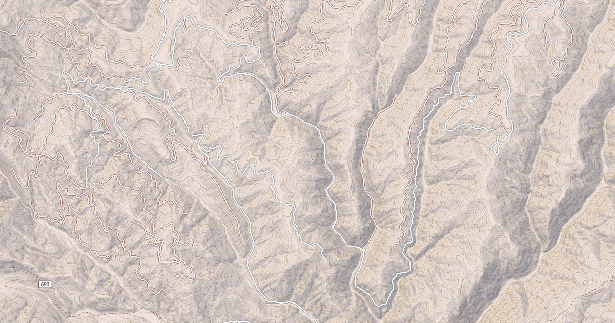 Map preview of LAUNDRY CREEK