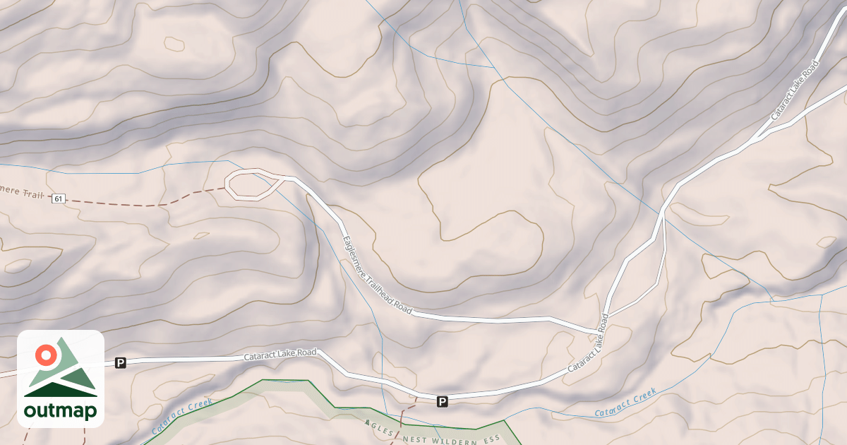 Map of CATARACT LAKE