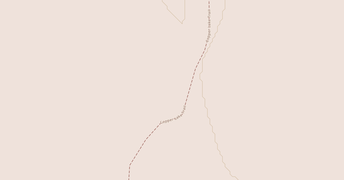 Map preview of Copper Lake Trail