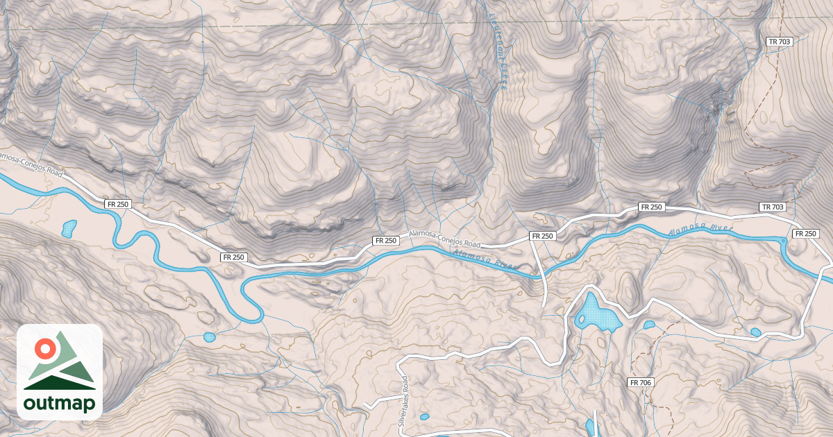 Map of ALAMOSA-CONEJOS