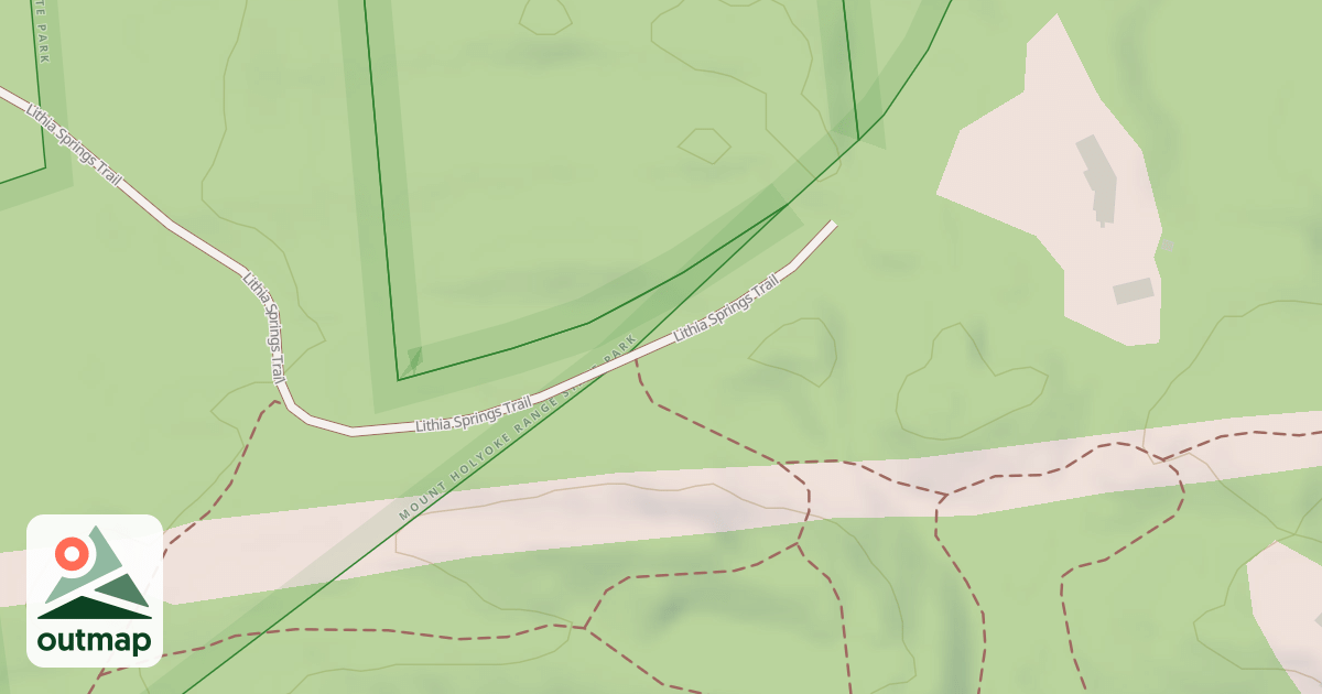 Map of Lithia Springs Trail