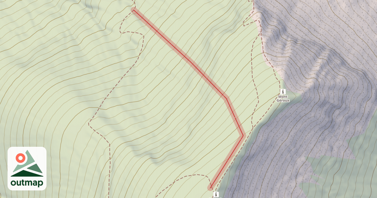Map of Grand chamois