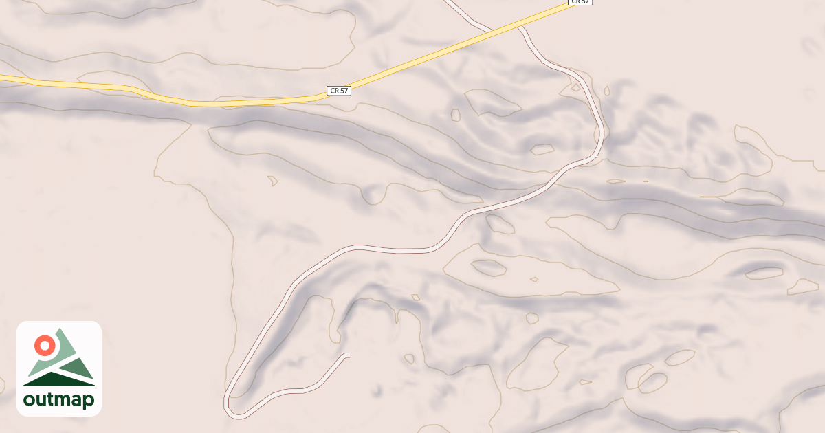 Map of DEVIL TRACK SPUR A