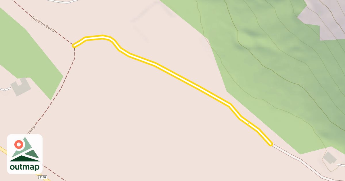 Map of Flagg Mountain Loop