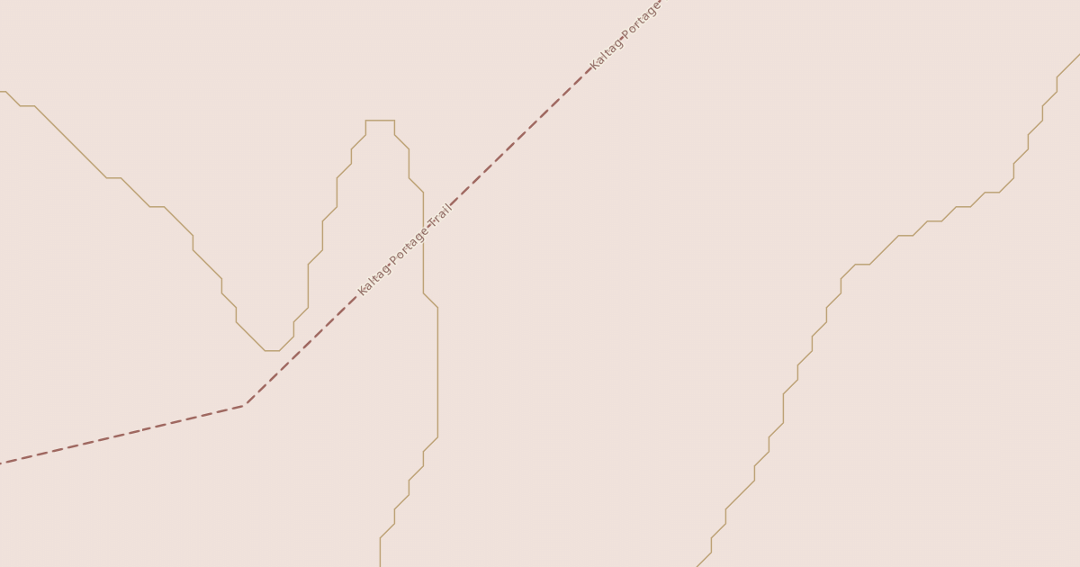 Map preview of Willow to Nome Winter Trail