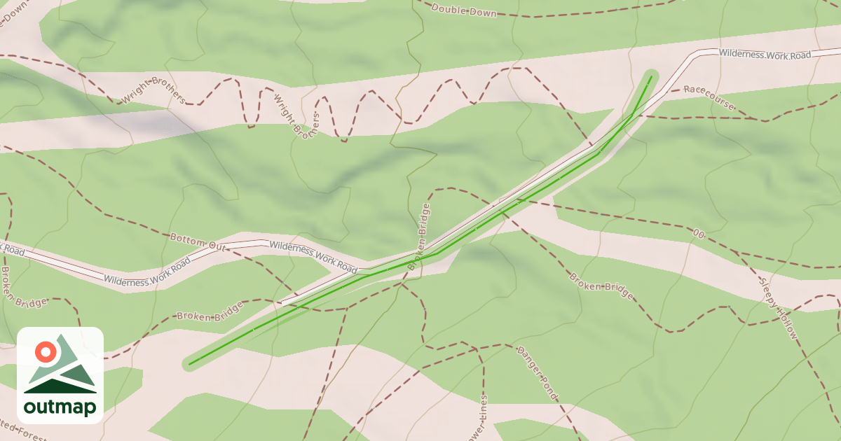 Map of Abenaki Trail