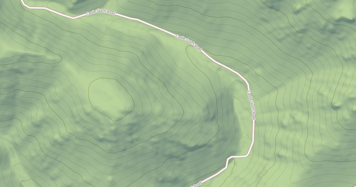 Map preview of CASTLE GULCH