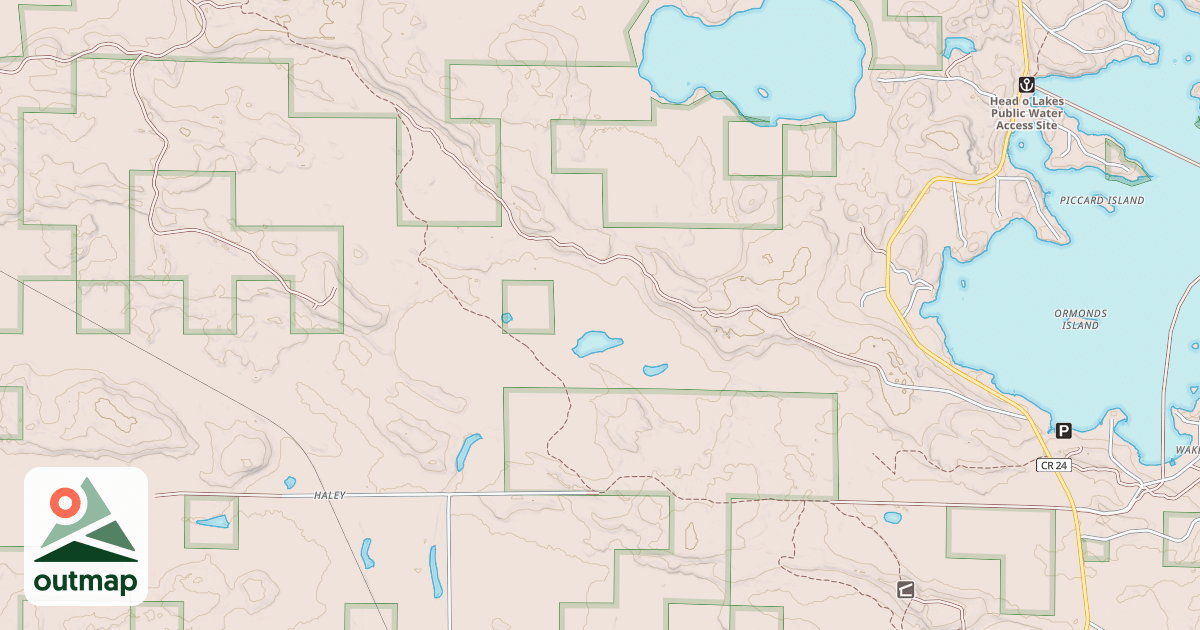 Map of David Dill-Arrowhead State Trail