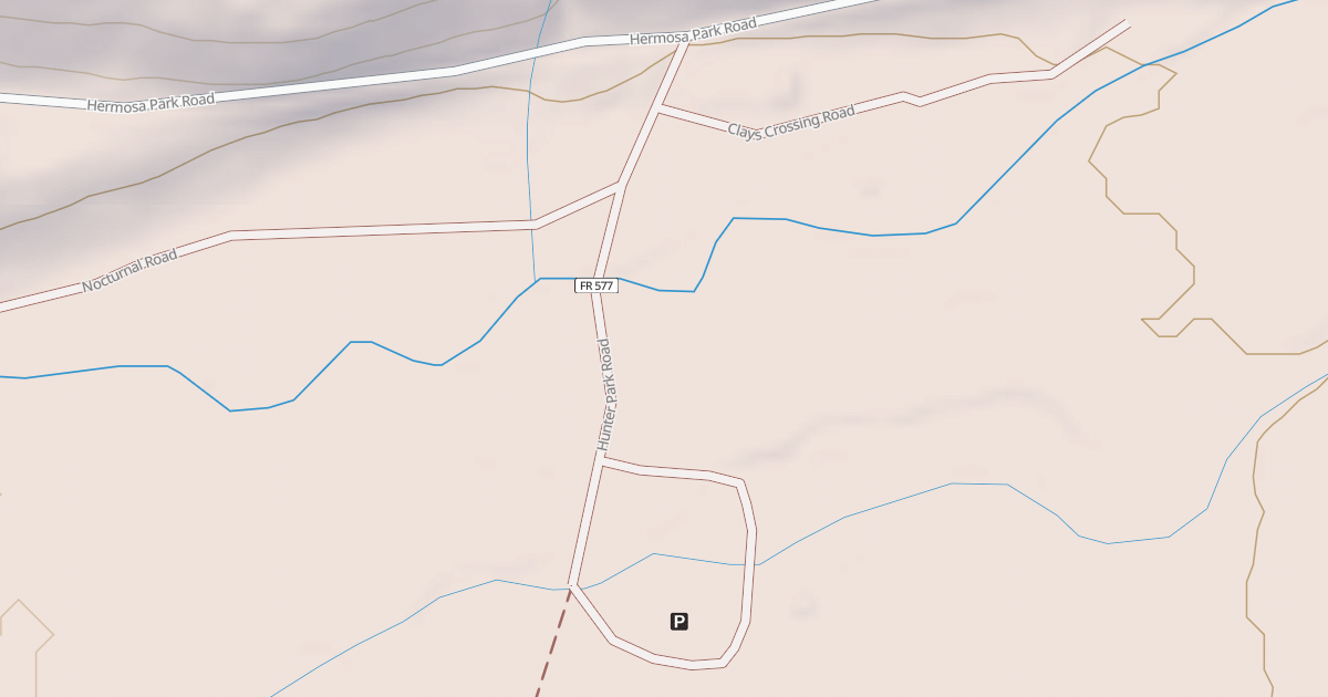 Map preview of HUNTER PARK