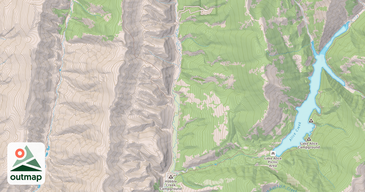 Map of HOBBLE CREEK