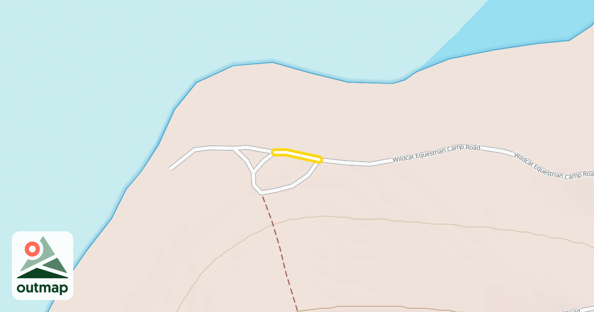 Map of Wildcat Equestrian Camp Road
