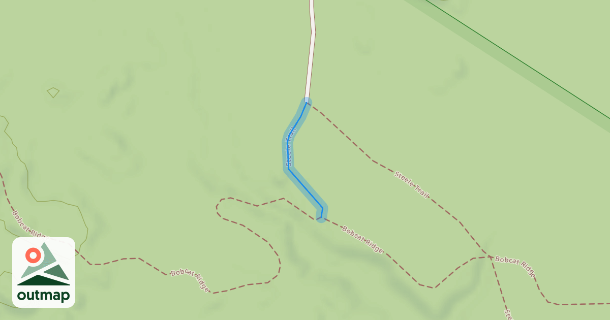 Map of Steele Trail