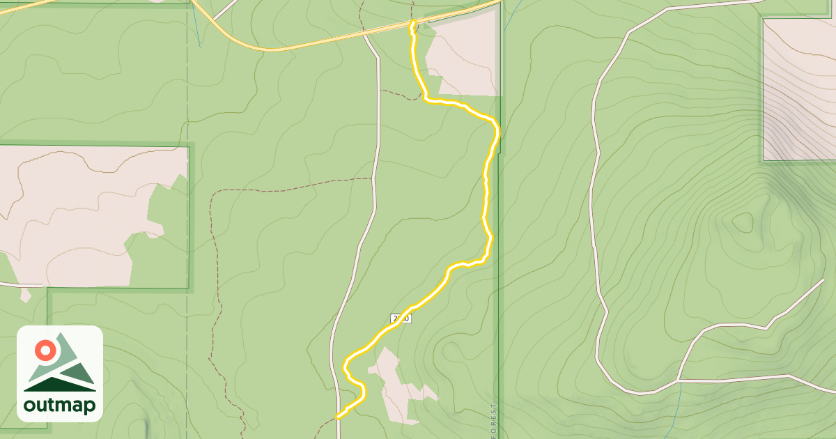 Map of Pacific Crest National Scenic Trail