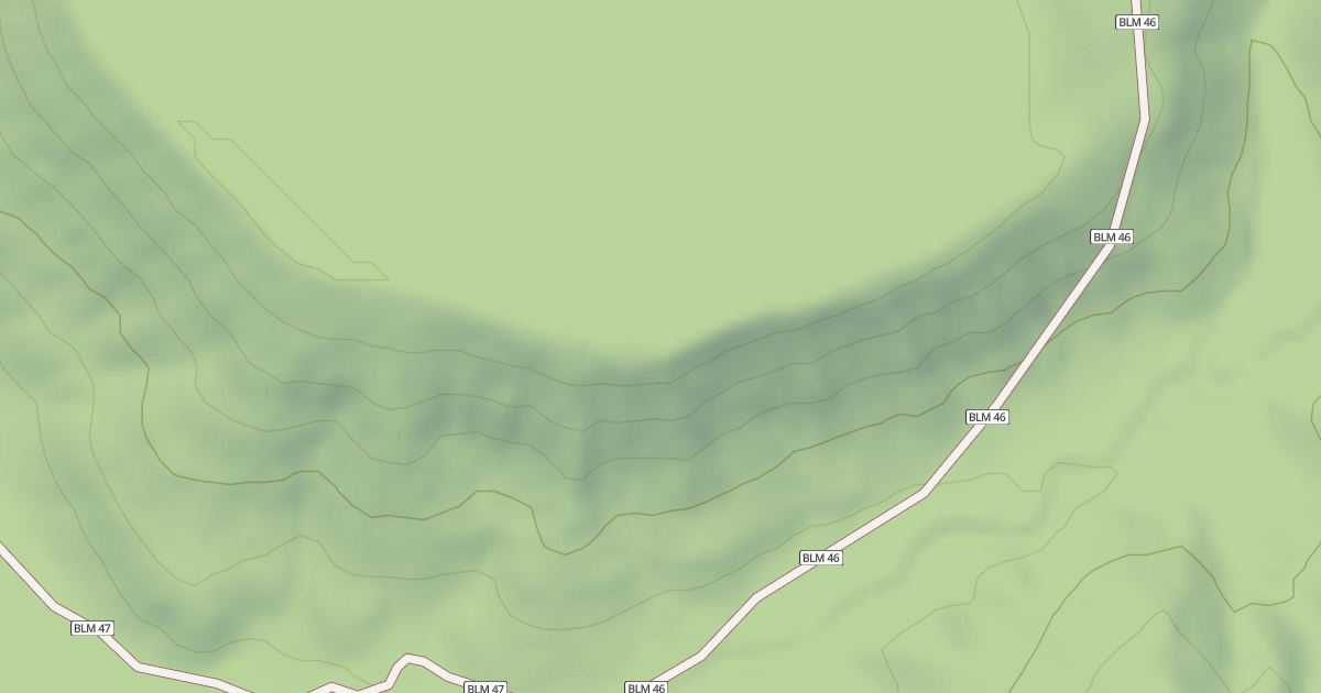Map preview of BLM National GTLF Public Motorized Roads 20b8c89c-2332-48e2-afe3-7b579cb56e17