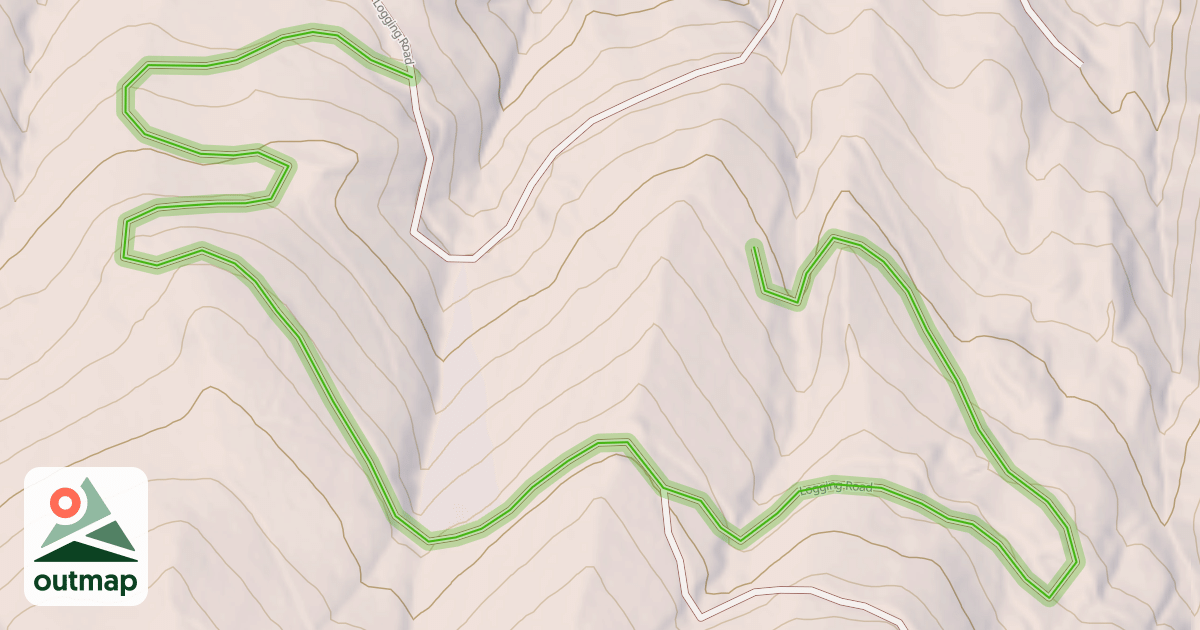 Map of Logging Road