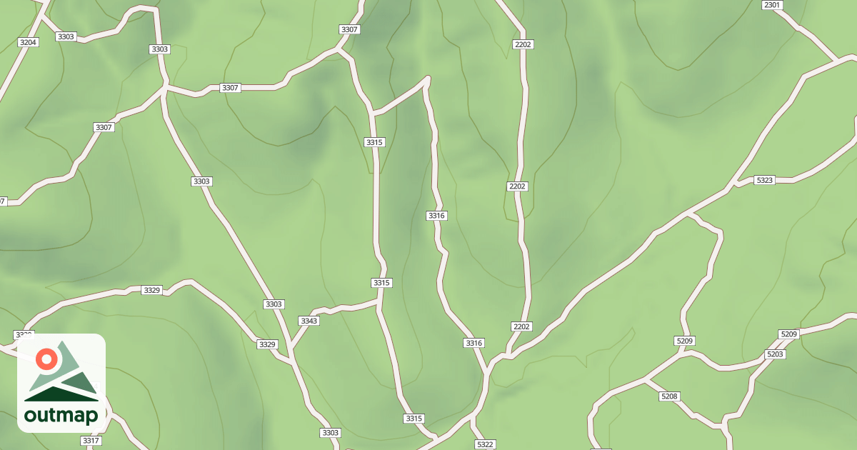 Map of USFS Motor Vehicle Use Map Trails 19348
