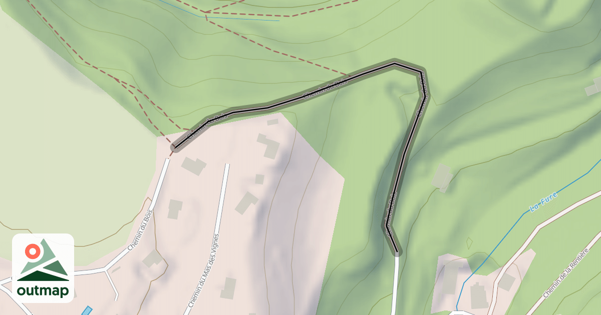 Map of Chemin du Bois