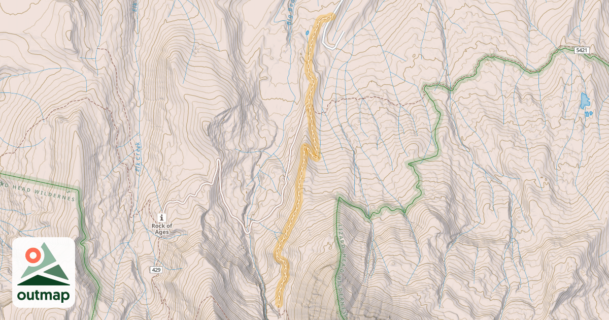 Map of Silver Pick Road