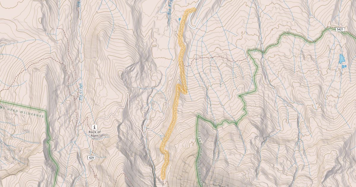 Map preview of Silver Pick Road