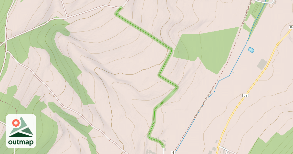 Map of Chemin des Crayers