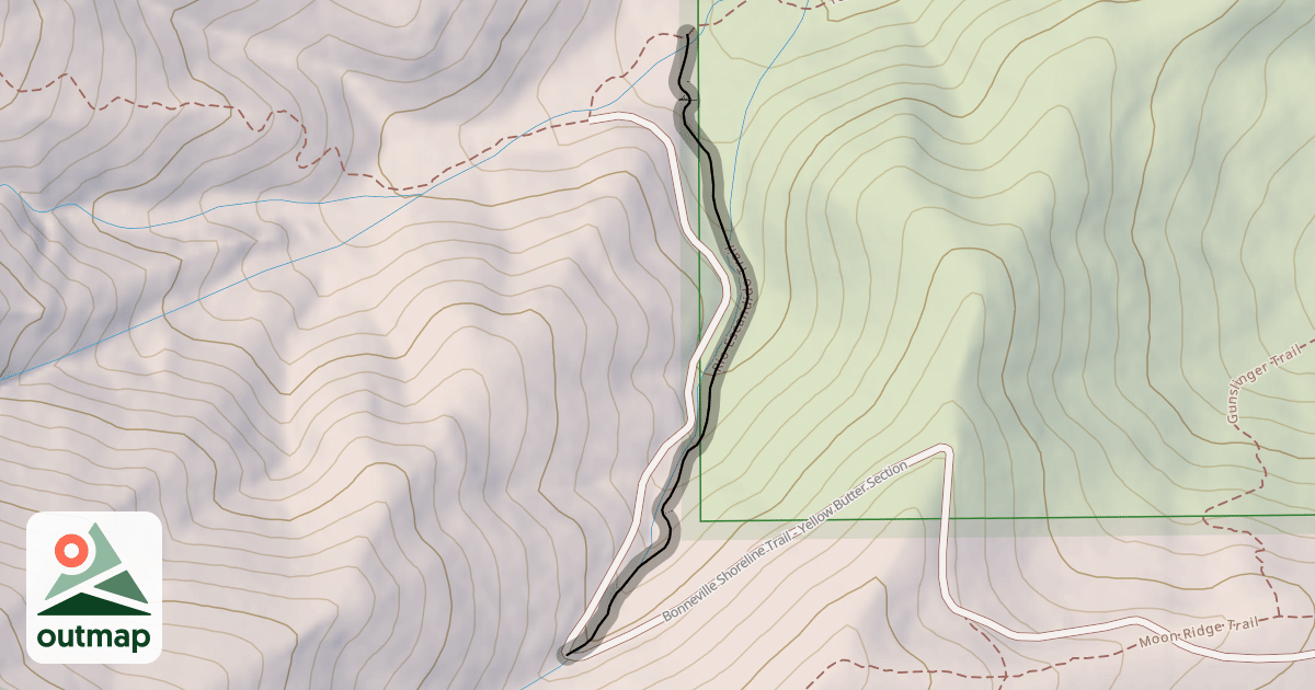 Map of Rio Escandido Trail
