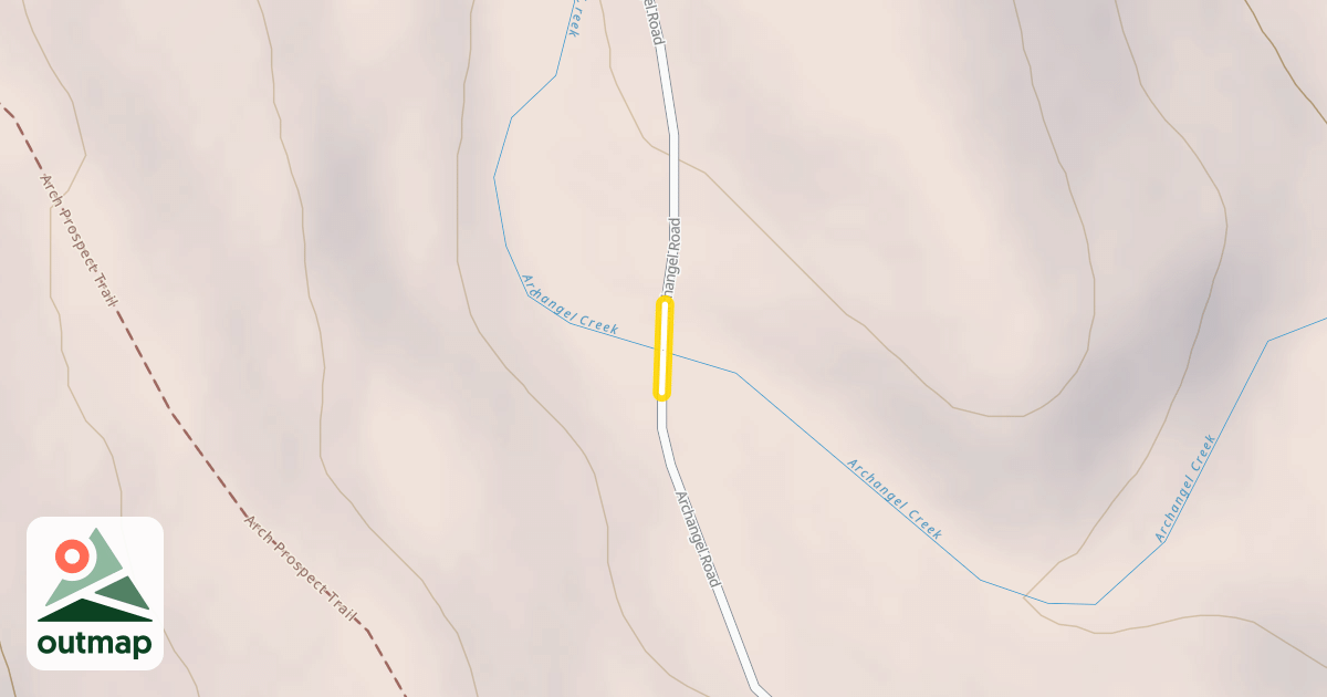 Map of Archangel Road