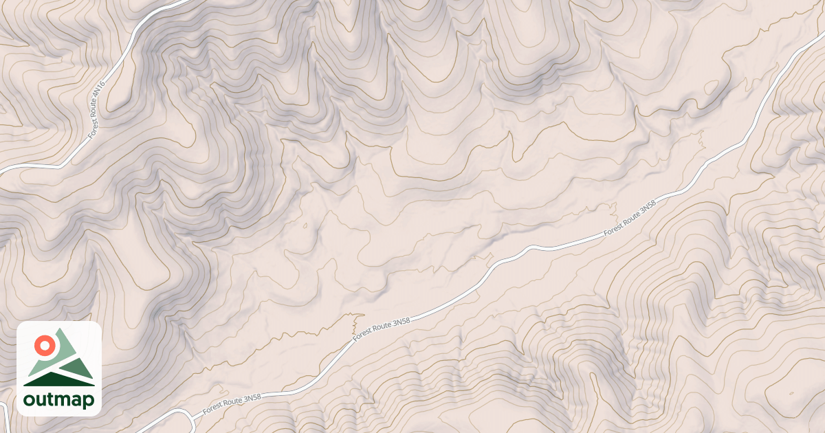 Map of DEER CREEK MC TRAIL LOWER