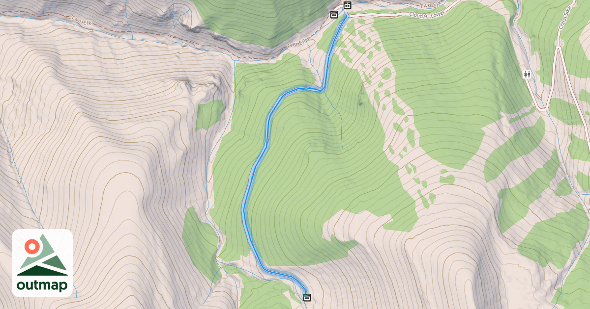 Map of Kelly's Toll Road
