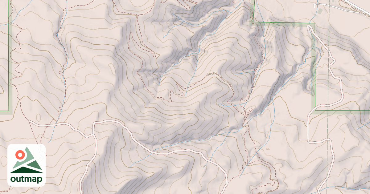 Map of Buckhorn Traverse