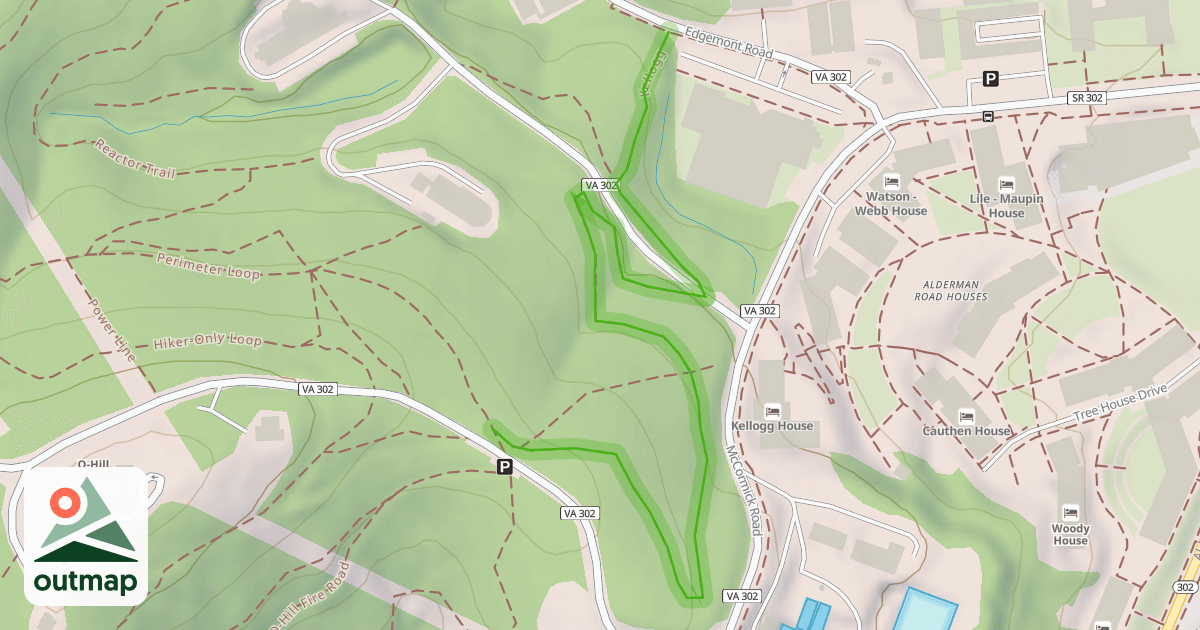 Map of Kellogg