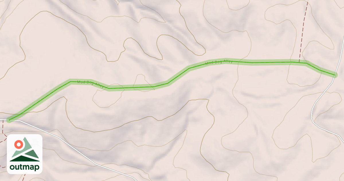 Map of Mud Bog Alley