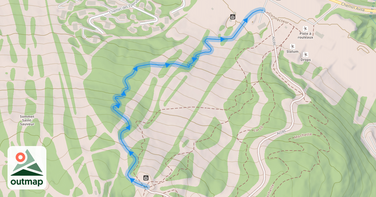Map of Bacon strip