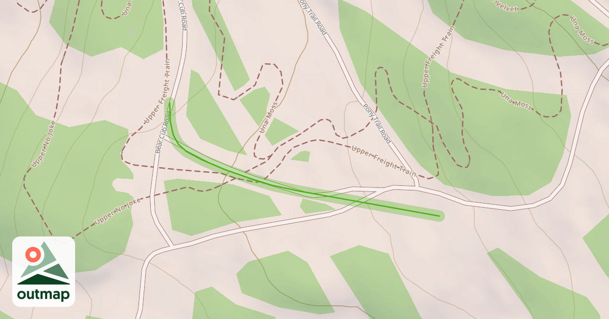 Map of Bear Cub - Upper