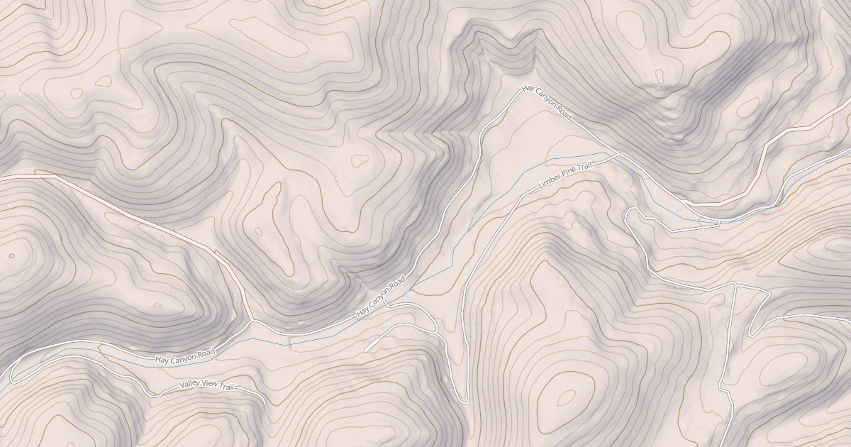 Map preview of HAY CANYON