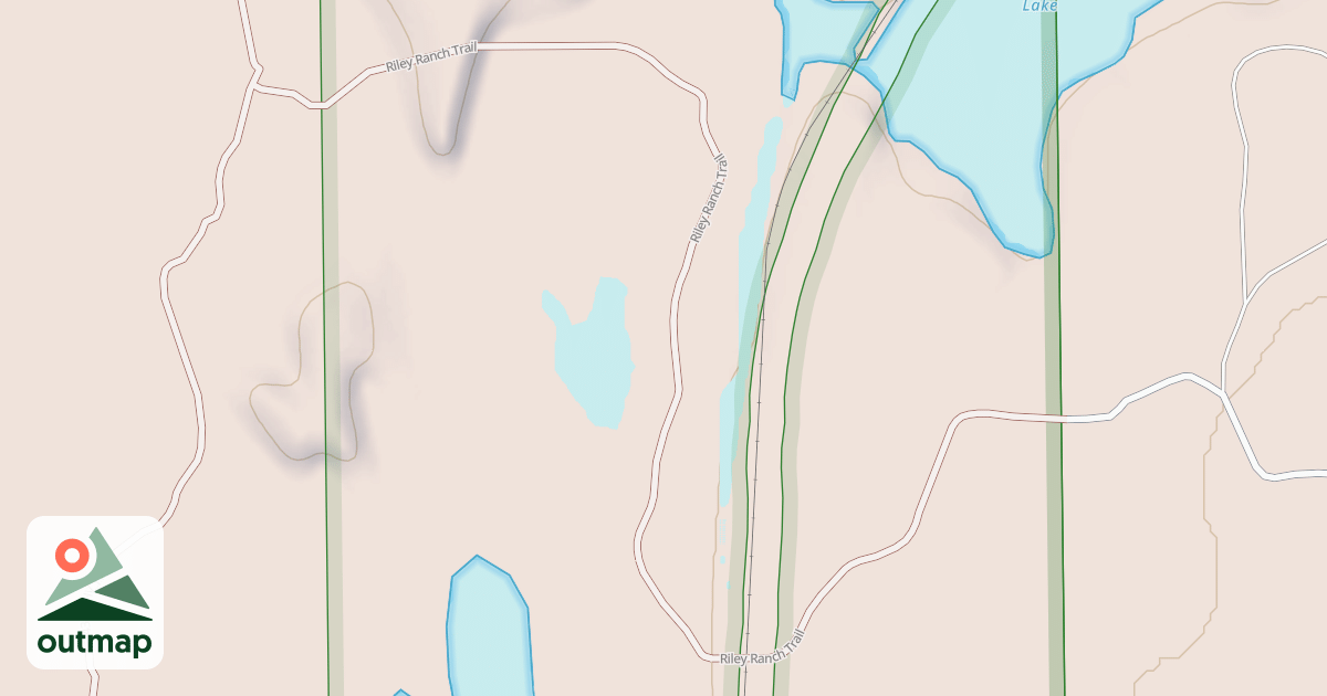 Map of Riley Ranch Trail