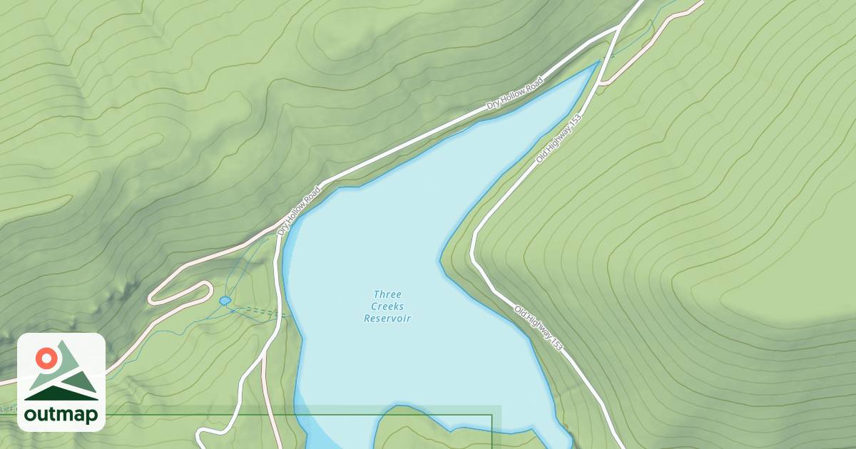 Map of DRY HOLLOW