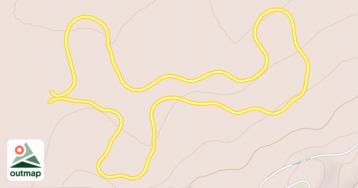 Map of Baldy Loop