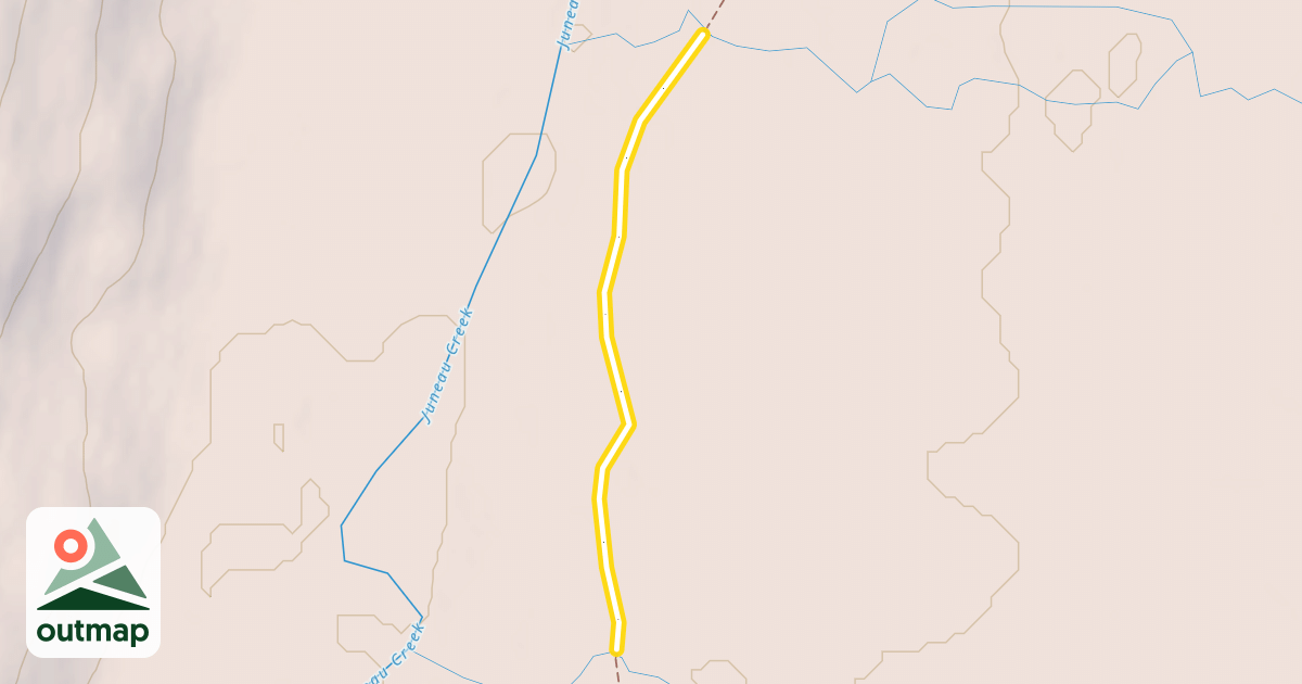 Map of Resurrection Pass Trail