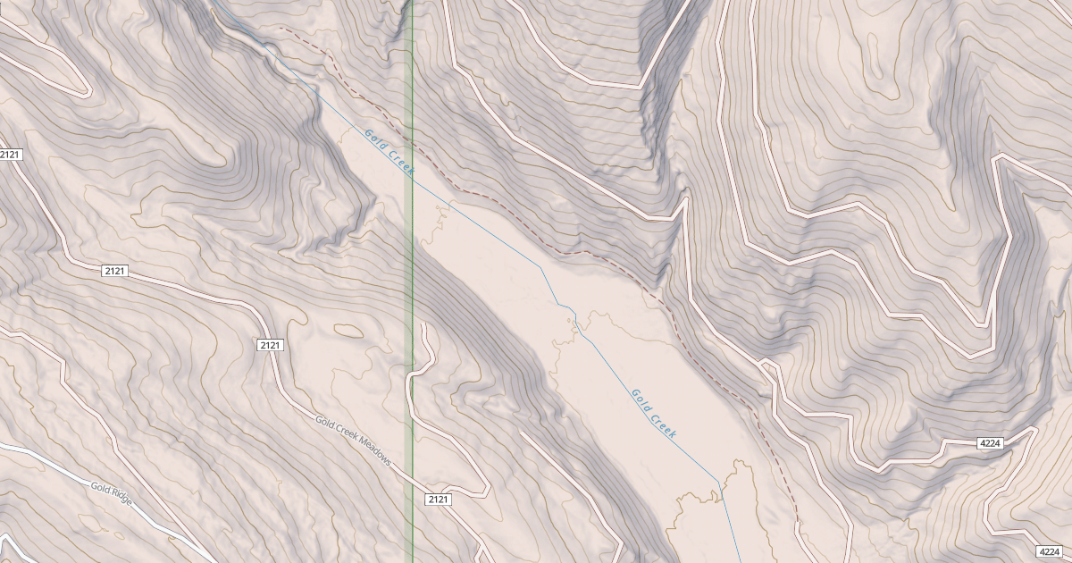 Map preview of GOLD CREEK