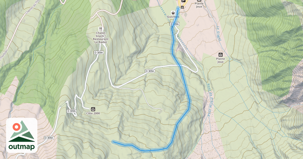 Map of Chalet