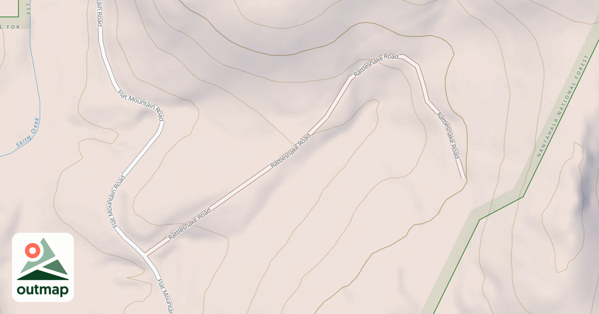 Map of RATTLESNAKE ROAD