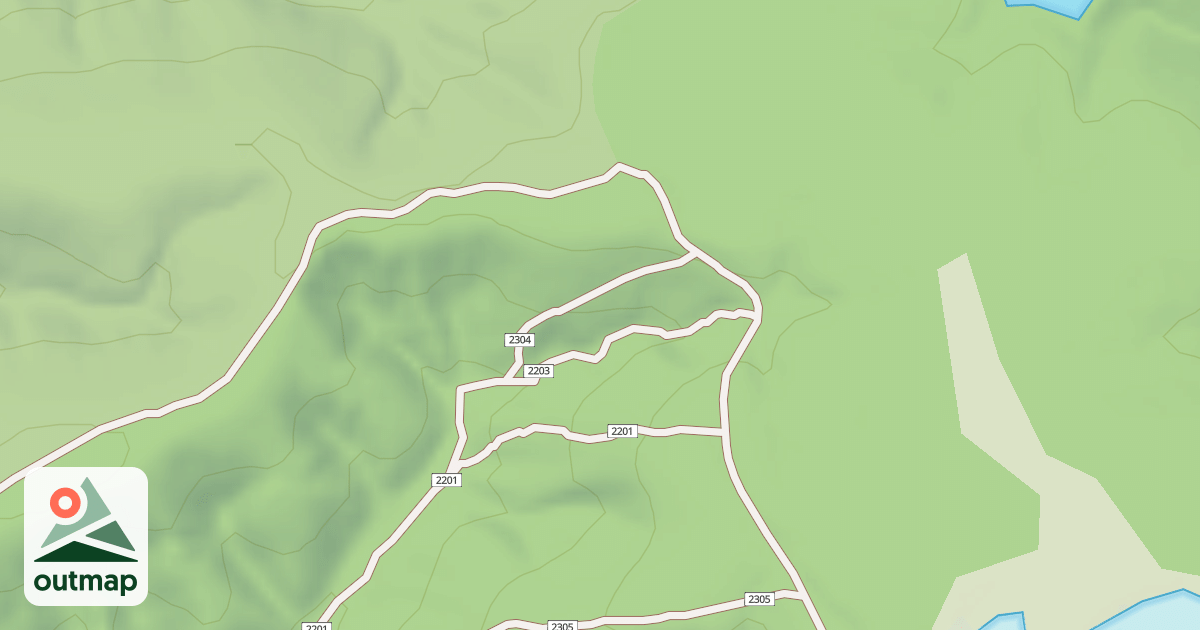 Map of USFS Motor Vehicle Use Map Trails 20036